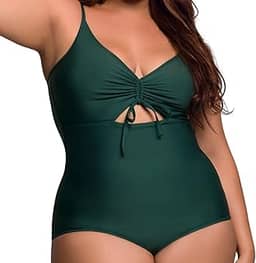 Maiô Plus Size Natação Praia Proteção UV Feminino Selene