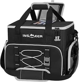 INSMEER Bolsa Térmica Grande Com Abertura Superio - 60 Latas/45L