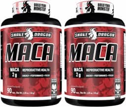 Kit 2x Maca Peruana 90 Capsulas 2000mg Premium Pura Por Dose Importada Para Homens Mulheres Lepidium Meyenii 100% Natural Rende 60 Doses Matéria Prima Suplemento Cáps Suplemento Energia Resistência - Snake Dragon