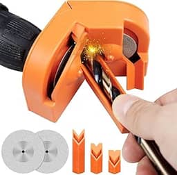 UFIZZY Afiador de brocas para todas as brocas (5/64 pol. - 5/20.3 cm), afiador multiuso para brocas de aço de alta velocidade, alvenaria, carboneto, cobalto e estanho revestidas