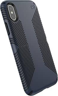 Speck Produtos Capa Presidio Grip para iPhone Xs/iPhone X, azul eclipse/preto carbono