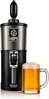 Chopeira Cervejeira Portátil Chopp Cerveja Torre Gelo Cor:Hops Preta