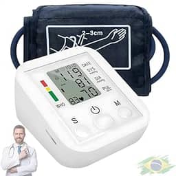 Aparelho de Pressão Arterial Digital de Braço Automático – Monitor Inteligente com Tela LCD Grande, Detecção de Arritmia, Memória para Leituras e Fácil de Usar