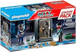 Playmobil, City Action, Starter Pack, Proteja o Banco