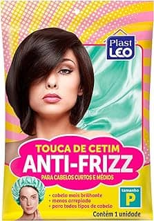 Plast Leo Touca De Cetim Com Viés Para Cabelos Curtos E Médios | (Ref.: 633)