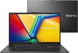 Notebook ASUS VivoBook Go 15, AMD RYZEN 5 7520U, 8GB, 512GB SSD, KeepOS, Tela 15,6' FHD, Mixed Black - E1504FA-NJ732