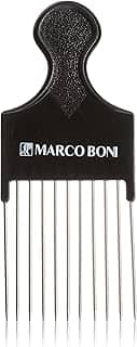 Marco Boni Pente Afro Com Dentes Em Metal Dentes Longos 1219 Preto 1 Unidade