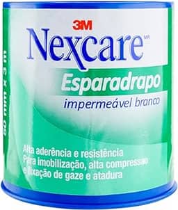 Nexcare, 3M, Esparadrapo Impermeável, Branco, 50mm x 3m
