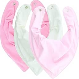 Oogie by Yandoo Babador Bandana Forro Impermeavel Kit 3 Unidades Meninas Multicolorido Tamanho Único