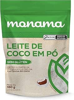 Monama Leite De Coco Em Pó Vegano 180G