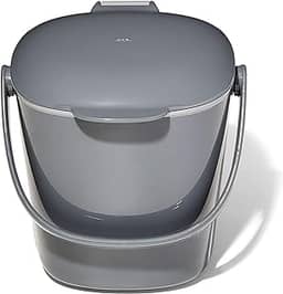 Cesto de compostagem OXO Good Grips, carvão – 2.83 L