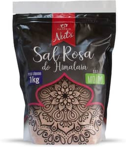 Sal Rosa do Himalaia Fino 1000g - Empório Nut's