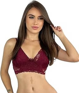 Sutiã Renda Virginia Alcinha Sem Bojo Forrado