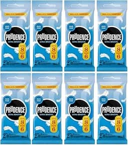 Preservativo Camisinha Prudence Sensivel Pele Com Pele 64und