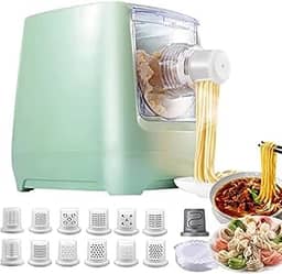 Máquina Elétrica De Macarrão, Máquina Automática De Prensa De Macarrão De 260 W, Máquina De Amassar E Fazer Macarrão 2 Em 1, Para Espaguete/macarrão/pele De Bolinho De Massa, 13 Moldes, Economiz
