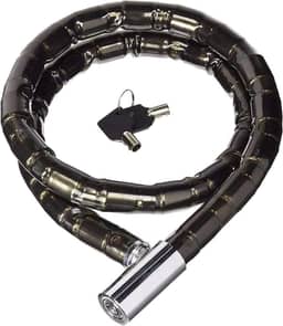 Cadeado Grosso Premium Corrente Trava Antifurto Moto Bike Trava Portão Capacete Com 2 Chaves