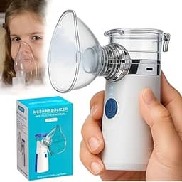 Nebulizador Inalador Portátil Ultrassônico Respire Melhor Silencioso Recarregável USB para Adultos e Crianças
