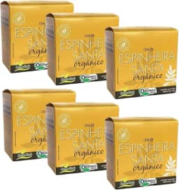 Kit 6cx Chá de Espinheira Santa Orgânico (60 Sachês) Campo Verde
