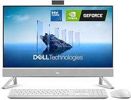 Dell 27 All-in-One Desktop ec27250-68.6 cm FHD Touch Display, Intel Core 7 Processor 150U, NVIDIA GeForce MX570A 2GB GDDR6 Graphics, 32GB DDR5 RAM, 1TB SSD, Windows 11 Pro, Serviço Onsite - Branco