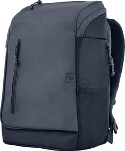 Mochila HP Travel - para Notebook de até 15,6 Polegadas, Multi-compartimentos, Expansível até 30L, com Alças Acolchoadas, Exterior Feito de Materiais Reciclados, Azul (6B8U4AA)
