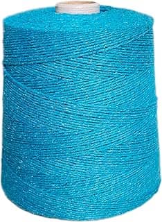 Barbantes do Brasil Barbante para Crochê Fio 6 1kg - Cores Vivas e Intensas (AZUL TURQUESA)