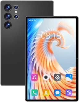 Tablet S23 11” Android 13, 16GB RAM 512GB ROM, Câmera 16MP, Tela 2.5K, Snapdragon 870, 5G, GPS, Bateria 8000mAh – Sem Marca (preto)