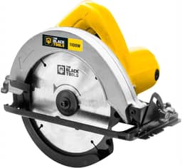 Serra Circular Elétrica The Black Tools 185mm 1100w 220v Cor Amarelo