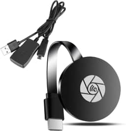 Adaptador de streaming HDMI sem fio, dongle Miracast Hdmi, compatível com telefone/tablet/PC para HDTV/projetor, filmes/programas/TV ao vivo, Airplay/Miracast/DLNA-1