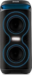 Caixa de Som PartyBox AIWA PB-08 Bluetooth 8H RGB USB TWS Preto