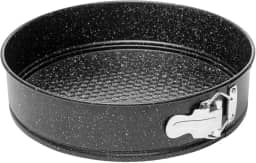 LYOR - Forma Redonda Fundo Removível Antiaderente de Aço Carbono Granilite Preta 26cm x 7cm