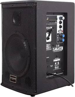 Caixa de Som Acústica Saga 8 Ativa Bluetooth FM Igreja Bar