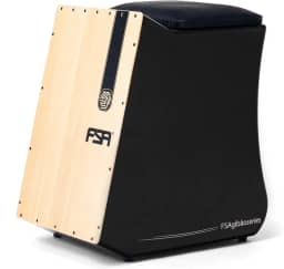 Cajon FSA Instrumento de Percussão Profissional Feito à Mão - Graves Profundos, Som de Caixa Nítido, Madeira Brasileira, Design Ergonômico de Inclinação FGB6501 PRETO