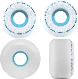 Ricta Rodas de skate branco / azul - 56 mm 78a (conjunto com 4)