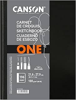 Sketchbook A4 100g/m², Canson, ArTBook One, 98 Folhas