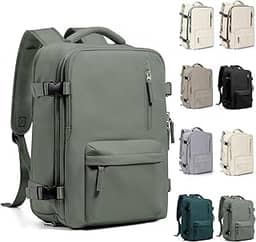 Mochila Executiva de Viagem Grande 40L Impermeável com Porta USB, Mochila Compartimento para Notebook, Mochila Feminina/Masculina Reforçada para Trabalho e viagem – VANOVA