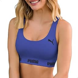 Top Academia Puma Alta Sustentação Sem Bojo Sem Costura Treino Fitness Esportivo Feminino Original.