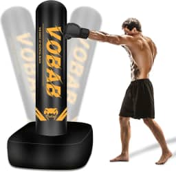 Saco de pancadas de pé para adultos, suporte de saco de pancadas de 178 cm, saco pesado de boxe com suporte, saco de pancadas independente para adultos e homens, MMA Thai Fitness Karate Muay