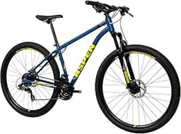 Caloi Bicicleta Aspen, Aro 29, Tamanho 17, Câmbio 24 Velocidades, Azul