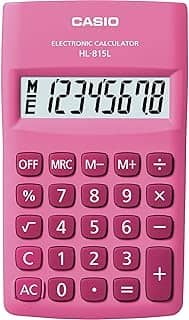 Calculadora de Bolso HL815L 8 Dígitos Rosa Casio
