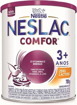 Neslac Comfor Zero Lactose - Composto Lácteo, Fórmula infantil, 700g