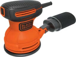 BLACK+DECKER Lixadeira Roto Orbital 127mm, Ideal para Lixamento em Madeira e Metal, Potência 200W, Modelo BDERO100-B2, 220V