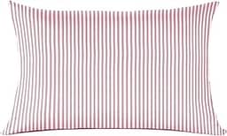 Fronha Listrada Teka Harmonia Rosa 100% Algodão