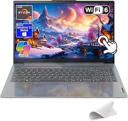 Lenovo IdeaPad Slim 3, laptop com tela sensível ao toque Full HD de 15,6 polegadas, PC Copilot AI, AMD Ryzen 7 5825U, Wi-Fi 6, Windows 11 Home, com mouse pad (16 GB de RAM | SSD PCIe de 512 GB)