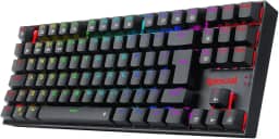 Teclado Mecânico Gamer Redragon Kumara Pro RGB Switch Marrom Preto - K552RGB-BRS-B