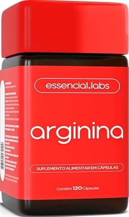 ARGININA 100% PURA 2000mg POR DOSE - 120 CÁPSULAS - FÓRMULA DESENVOLVIDA PARA A VASODILATAÇÃO DOS MÚSCULOS