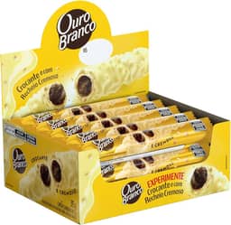 Ouro Branco - Stick Wafer Recheado pacote com 15 unidades de 25g