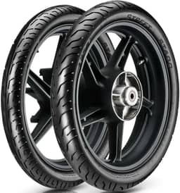 Par Pneu Cg 160 Titan Ybr 125 80/100-18 + 90/90-18 Tl St600 Vipal