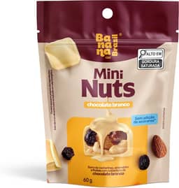 Banana Brasil Nutsbites Frutas E Choc. Branco Pouch 60G