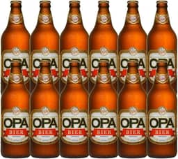 Pack 12 unidades Cerveja Puro Malte Pilsen teor 4,6% 600ml Opa Bier