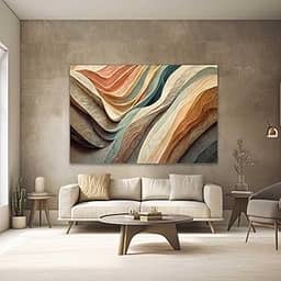 Quadros Decorativos para Quarto Sala 130x90 Abstrato Moderno Horizontal Grande Escritório Hall